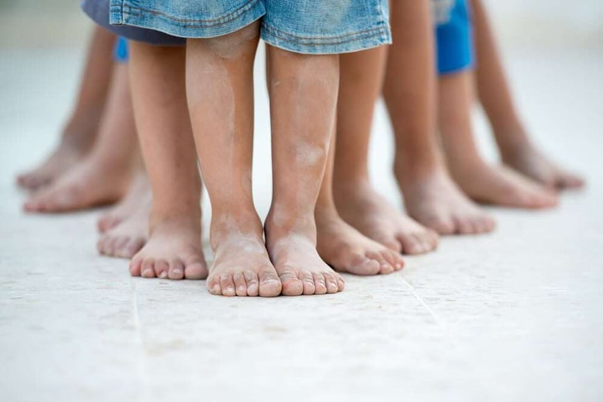 Children feet